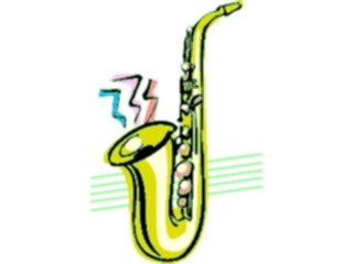 Sticker Custom Preview Image #091595 Music Instruments Saxophone13