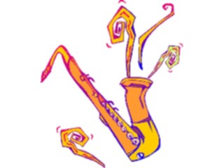 Sticker Custom Preview Image #091601 Music Instruments Saxophone19