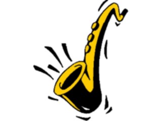 Sticker Custom Preview Image #091605 Music Instruments Saxophone23