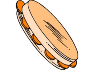 Sticker Custom Preview Image #091622 Music Instruments Tambourine09