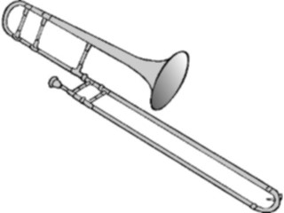 Sticker Custom Preview Image #091629 Music Instruments Trombone2