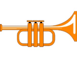 Sticker Custom Preview Image #091641 Music Instruments Trumpet05