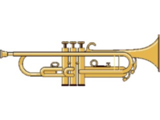 Sticker Custom Preview Image #091650 Music Instruments Trumpet14