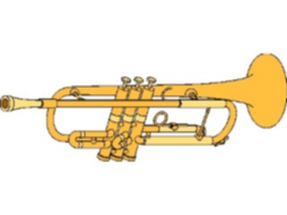 Sticker Custom Preview Image #091651 Music Instruments Trumpet15