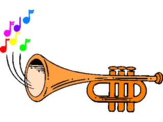 Sticker Custom Preview Image #091659 Music Instruments Trumpet23