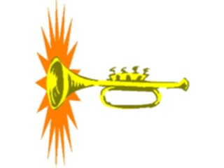 Sticker Custom Preview Image #091663 Music Instruments Trumpet27