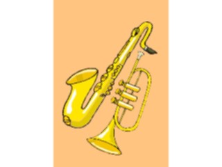 Sticker Custom Preview Image #091666 Music Instruments Trumpet Saxophone