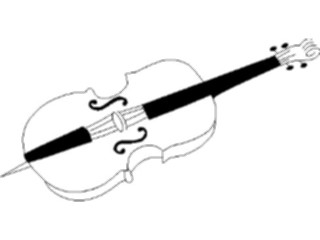 Sticker Custom Preview Image #091678 Music Instruments Violin01