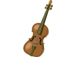 Sticker Custom Preview Image #091684 Music Instruments Violin07