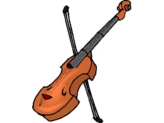 Sticker Custom Preview Image #091706 Music Instruments Violin29