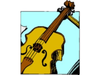 Sticker Custom Preview Image #091713 Music Instruments Violin36