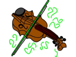 Sticker Custom Preview Image #091714 Music Instruments Violin37