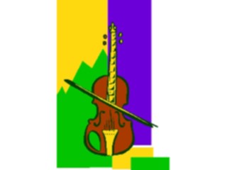 Sticker Custom Preview Image #091719 Music Instruments Violin42