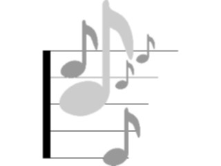 Sticker Custom Preview Image #091804 Music Musical Elements Musical Notes12