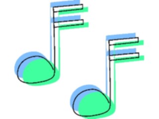 Sticker Custom Preview Image #091821 Music Musical Elements Musical Notes29