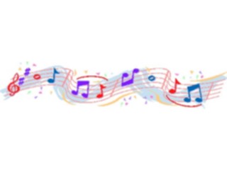 Sticker Custom Preview Image #091826 Music Musical Elements Musical Notes Border1