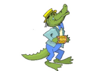 Sticker Custom Preview Image #091859 Music Musicians Accordion Player Gator