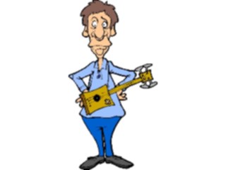 Sticker Custom Preview Image #091880 Music Musicians Bass Player09