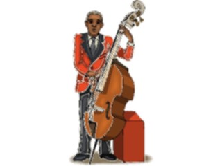 Sticker Custom Preview Image #091883 Music Musicians Bass Player12