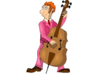 Sticker Custom Preview Image #091884 Music Musicians Bass Player13