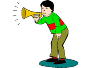Sticker Custom Preview Image #091900 Music Musicians Bugle Boy4