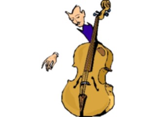 Sticker Custom Preview Image #091907 Music Musicians Cellist4