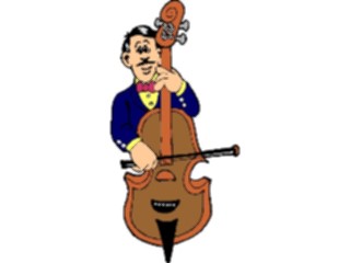 Sticker Custom Preview Image #091911 Music Musicians Cellist8