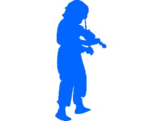 Sticker Custom Preview Image #091914 Music Musicians Child Playing Violin