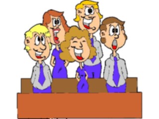 Sticker Custom Preview Image #091915 Music Musicians Choir