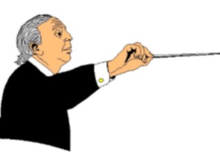 Sticker Custom Preview Image #091926 Music Musicians Conductor03
