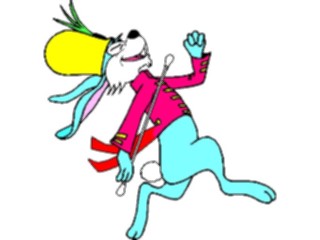 Sticker Custom Preview Image #091980 Music Musicians Drum Major Rabbit1