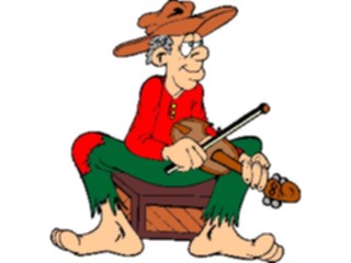 Sticker Custom Preview Image #092036 Music Musicians Fiddler