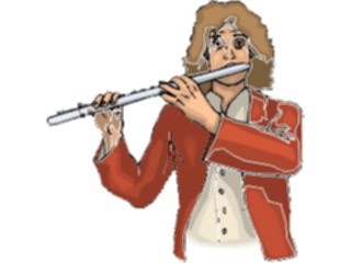 Sticker Custom Preview Image #092044 Music Musicians Flautist06