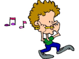 Sticker Custom Preview Image #092046 Music Musicians Flautist08