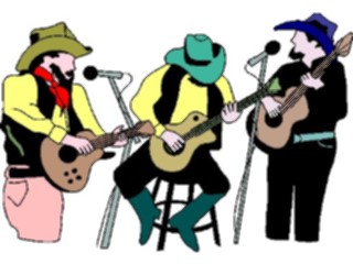 Sticker Custom Preview Image #092057 Music Musicians Guitar Trio