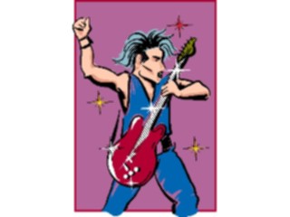 Sticker Custom Preview Image #092059 Music Musicians Guitarist02