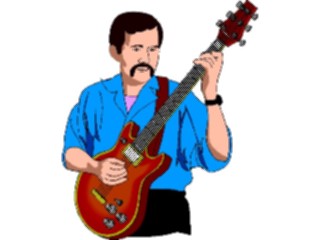 Sticker Custom Preview Image #092063 Music Musicians Guitarist06