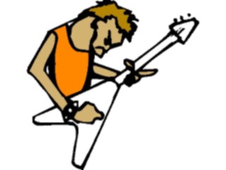 Sticker Custom Preview Image #092067 Music Musicians Guitarist10