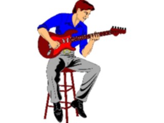 Sticker Custom Preview Image #092078 Music Musicians Guitarist21