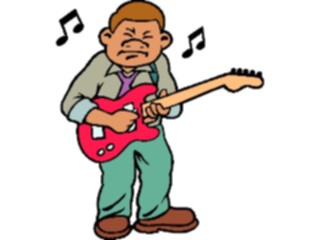 Sticker Custom Preview Image #092082 Music Musicians Guitarist25
