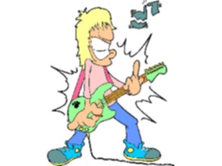 Sticker Custom Preview Image #092093 Music Musicians Guitarist36