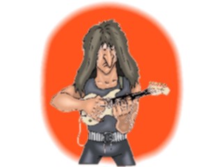 Sticker Custom Preview Image #092102 Music Musicians Guitarist45