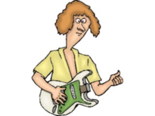Sticker Custom Preview Image #092108 Music Musicians Guitarist51