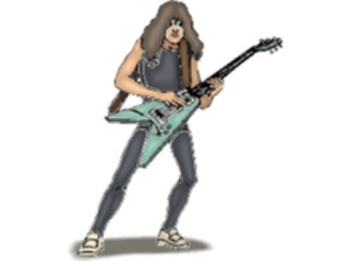 Sticker Custom Preview Image #092110 Music Musicians Guitarist53