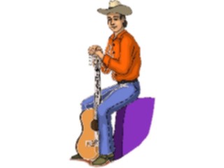 Sticker Custom Preview Image #092113 Music Musicians Guitarist56