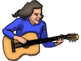 Sticker Custom Preview Image #092114 Music Musicians Guitarist57