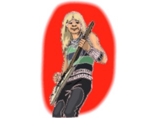Sticker Custom Preview Image #092118 Music Musicians Guitarist61