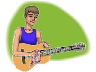 Sticker Custom Preview Image #092123 Music Musicians Guitarist66