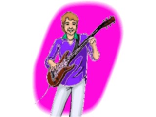 Sticker Custom Preview Image #092127 Music Musicians Guitarist70