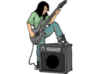 Sticker Custom Preview Image #092141 Music Musicians Guitarist84